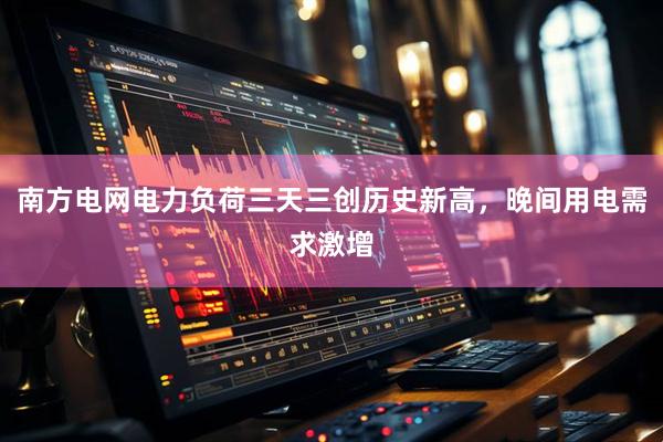 南方电网电力负荷三天三创历史新高,晚间用电需求激增